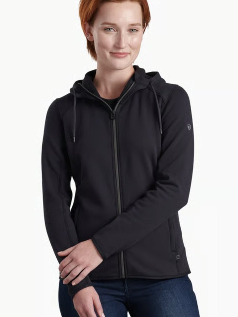 Kuhl Women's Black Spekter Full-Zip Hoody 4423 - Genstar Branding Size Medium